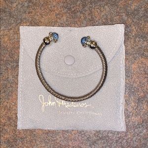 John Medeiros Aqua Cuff Bracelet